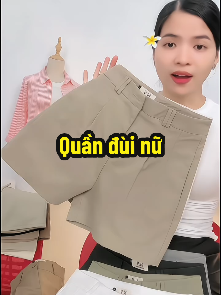 Quần đùi nữ #quanxinh #quanduinu #hottrend #lenxuhuong #fashion 