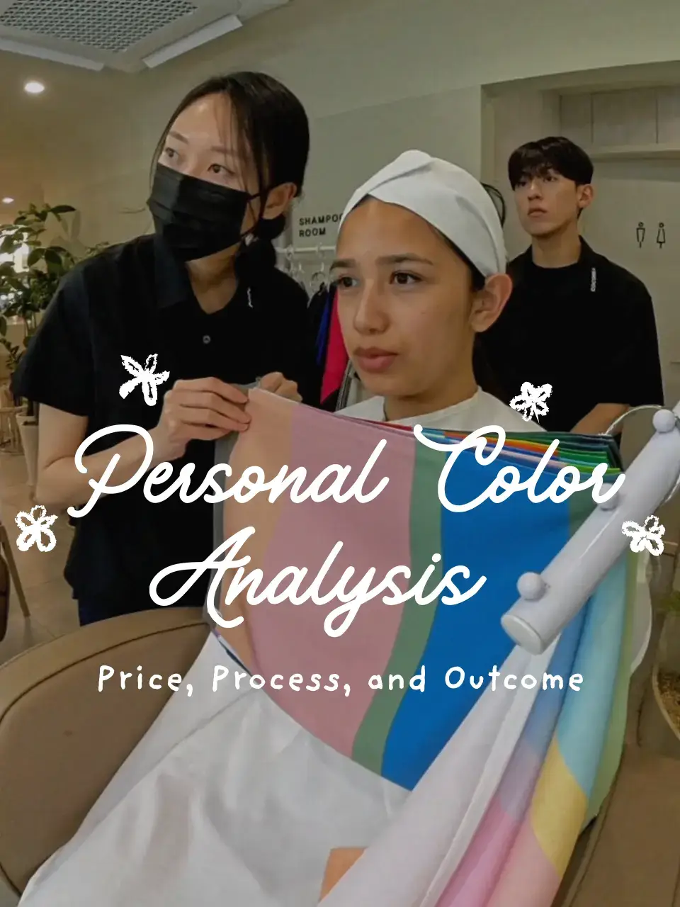💰 Use discount code: KRISHA25KLOOK  🎨 Must try when you're in Korea I've always wanted to try this so I can style myself better 👗 📍Cocorea, Myeongdong Seoul @cocorea makeup  #personal #coloranalysis #personalcoloranalysis #seoul #korea 