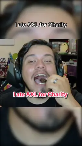 I ate AXL for Charity! For each milestone we hit we ate a Rino Beetle, A Giant Water Beetle and of course a tarantula! They were absolutely disgusting 🤮 but it was for the kids! #bigonuggets23 #fyp #grounded #grounded2 #charity 