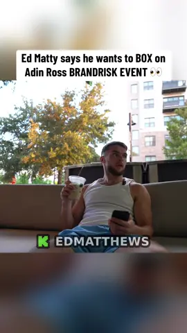 Ed Matty says he wants to BOX on Adin Ross BRANDRISK EVENT 👀 #edmatthews 