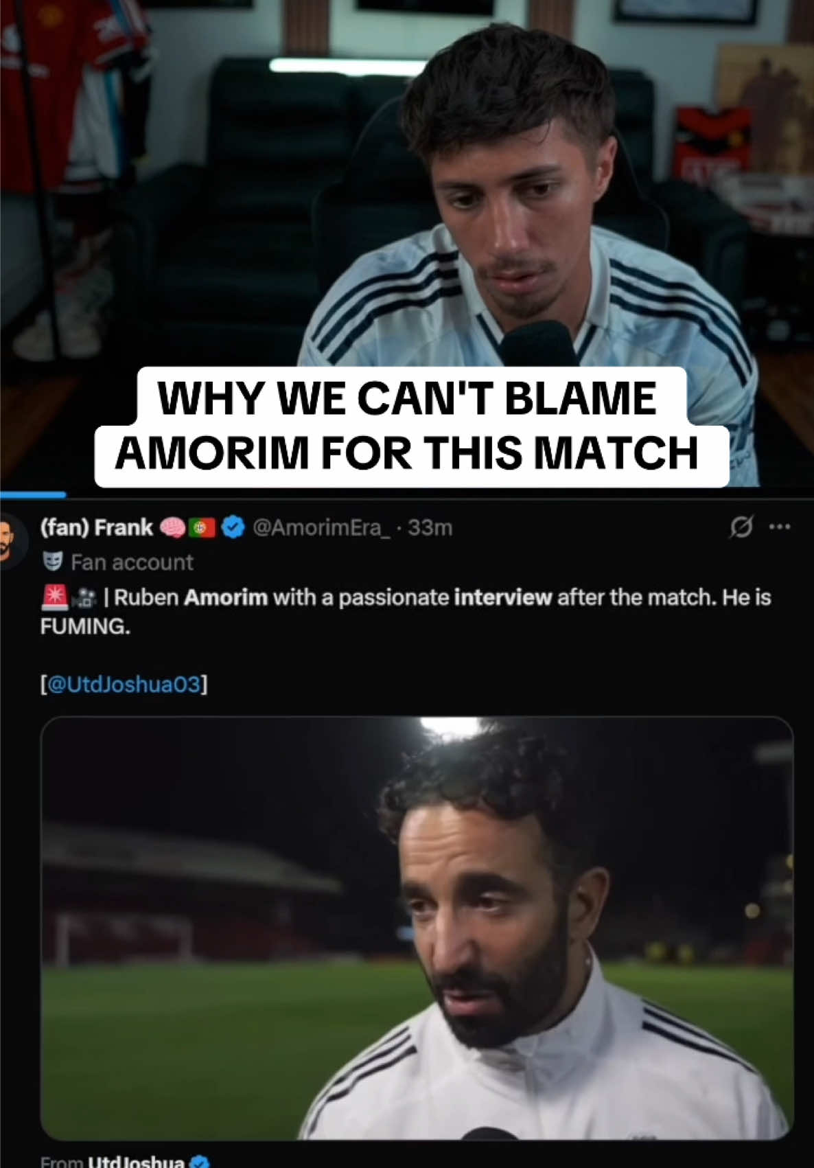you cannot blame the manager here... #manunited #amorim #grimsbytown 