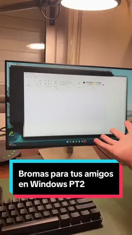 Bromas para tus amigos en Windows pt2 #broma #windows #pc 