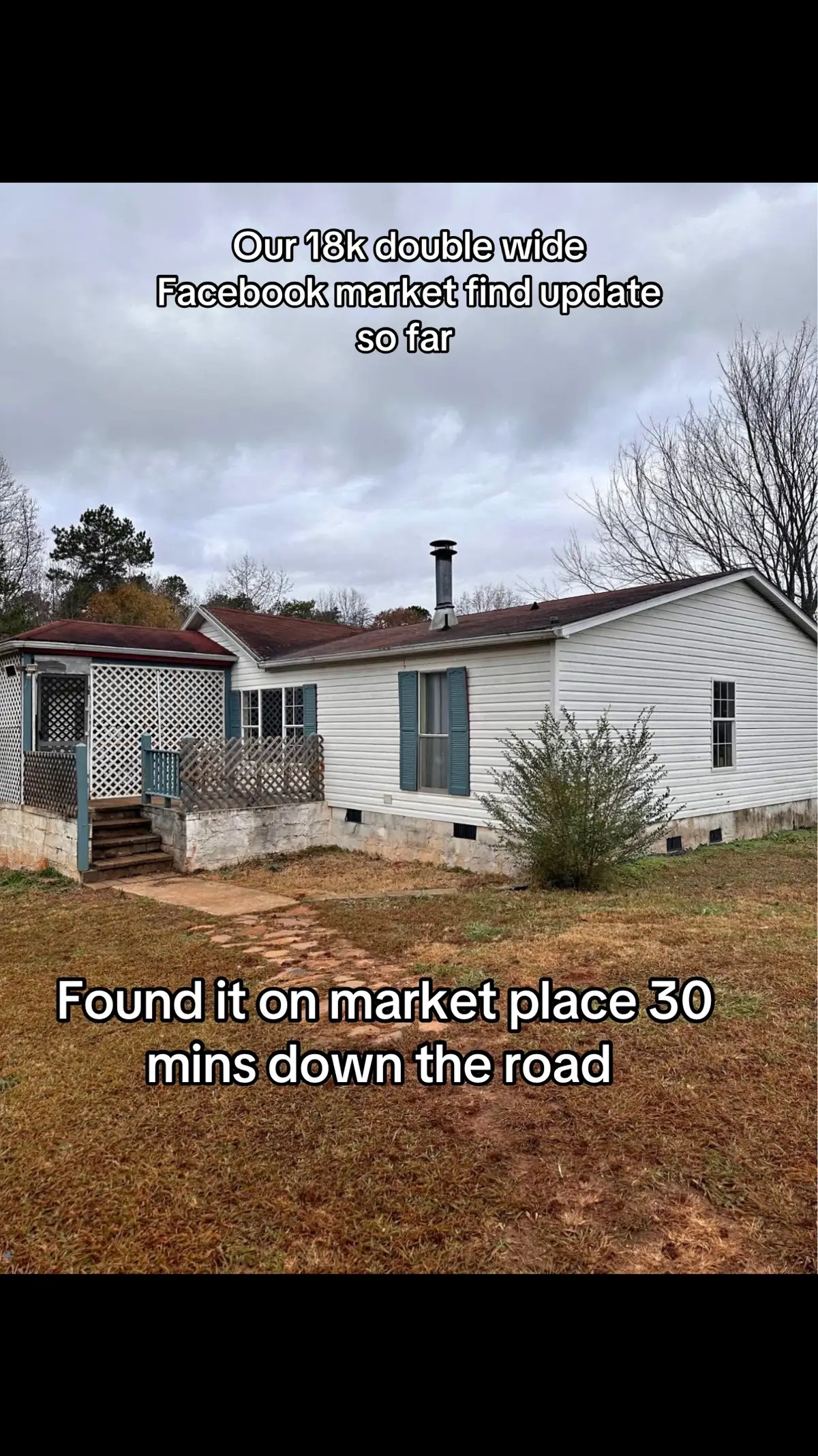 Slowly but surely 🏡 #facebookmarketplacefinds #doublewideremodel #country 