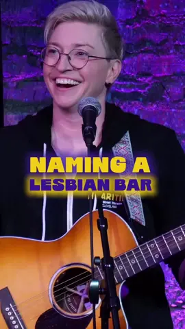 What would YOU name a lesbian bar? #lesbianbar #bar #comedy #comedian #campkristin