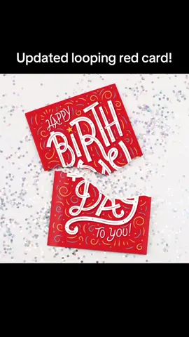 Updated the red birthday card!