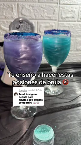 Respuesta a @Funko pops Disney  Te enseño a hacer estas posiones mágicas 🔞 Ron raspberry Jugó de uva  Gatorade  Sprite  ##halloweendrinks##halloweenrecipe##spookyseason##recetasfaciles##halloweenideas