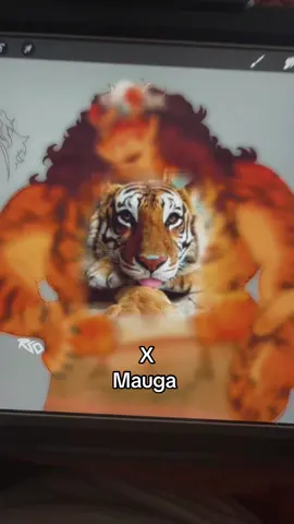Mauga x A tiger huehyehyehyeh #mauga #overwatch2 #overwatchfanart #overwatch2fanart 