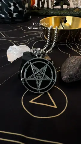 #satanicnecklace #baphometnecklace #baphometsigil #satanicjewelry #occultjewelry 