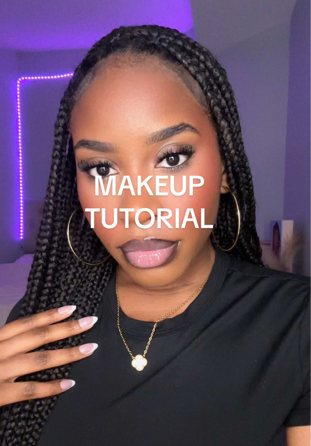 My Everyday Makeup Routine 🖤 Products Used :  @e.l.f. Cosmetics Power grip Primer / Camo Liquid Blush (Pinky Promise)   @DanessaMyricksBeauty Yummy Skin Blurring Balm Powder (shade 9) @Charlotte Tilbury Cream Bronzer (4 Deep) / waterproof setting spray  @DALBA White Truffle First Spray Serum @Too Faced Born this way concealer (Chestnut) @L’Oréal Paris Infallible Concerler (Almond) @Maybelline NY Fit Me Powder (310 sun beige) @ONE SIZE BEAUTY Blurring Setting Powder (Translucent)/Mattifying Setting Spray @Fenty Beauty Bronzer (Mocha Mami)/ HELLA THICC mascara  @Juvia’s Place Blushed duo (Volume 5) @sephora Eyeliner (Black)   #makeup #blackgirlmakeup #everydaymakeup #blackgirltiktok #makeuptutorial 