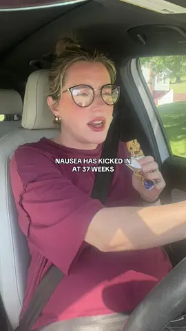 The concern on my face after I took that bite 💀 #pregnantlife #pregnancytiktok #37weekspregnant #thirdtrimester 