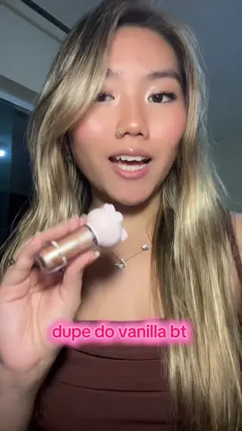 dupe do iluminador vanilla da bruna tavares  #brunatavares #maquiagemtiktok #maquiagembrasil #dupes #makeup 