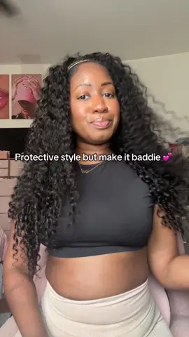 Obsessed 😍 This ISEE half wig gives instant volume & curls with zero effort ✨ #halfwigtok @ISEEHAIR #ISEEHair #CurlyWig #ProtectiveStyle #wigtok 