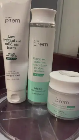 Gifted by make p:rem. Safe Me. Relief Moisture Cleansing Foam has a creamy texture that deep cleans my pores, removing impurities and makeup leaving my face feeling soft, clean and fresh.  Safe Me. Relief Essence Toner absorbs quickly and doesn’t leave my skin feeling sticky. It balances the skin’s pH and moisturizes.  Safe Me. Relief Moisture Cream has a smooth texture that absorbs quickly. It’s made with only 12 ingredients and includes over 93% naturally derived elements. It provides up to 48 hours of moisture retention and leaves my skin soft and smooth. @Make P:rem Global Official   #makeprem #makepremglobal #kbeauty #skincare #cleanbeauty