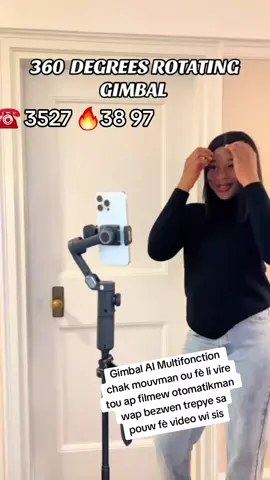 #creatorsearchinsights  ou menm ki bezwen trepye pou fè vidéo sa se pou ou  whatsapp 3527-3897 #viraltiktok #CapCut #trepied #gimbal 