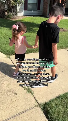 Now realizing how much they understand each other and how they will always have each other 😭🥹🥺#brothersister #autism #moms #asd #brothersisterlove 