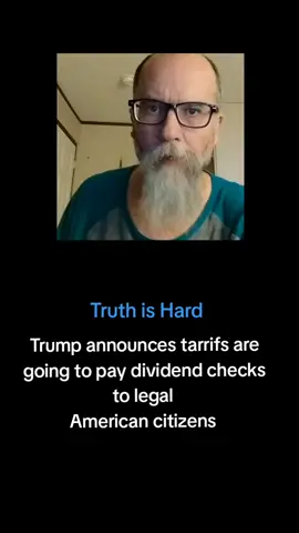“Hey conservative patriots, listen up! President Trump is floating the idea of sending Americans a tariff-funded rebate—yeah, a dividend paid for by tariffs. It's officially on the table: $600 per adult and child—$2,400 for a family of four—or maybe more, depending on how much revenue is collected. Senator Josh Hawley introduced the American Worker Rebate Act to make it happen. This isn’t a dream—it’s getting real. Now, let me be clear: any liberal who’s delighted to finally get a $5,000—or even a $2,400—check, you’ve got a responsibility. I say this with love: if you’re going to take that money, go buy a homeless person a car. Show some real compassion. Otherwise, your party’s whole ‘social justice’ slogan means sht.* #tariffs #money #dividends #trump #fyp 