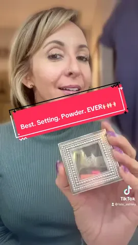 Best. Setting. Powder. EVER 🙌🏻🙌🏻. Click the shopping link in my video to get this amazing powder I used in the video, or head over to my showcase if you wanna get the powder AND Jouer setting brush 🤗 #shopwithme #tiktokshowcase #settingpowder #makeupreview #fyp 