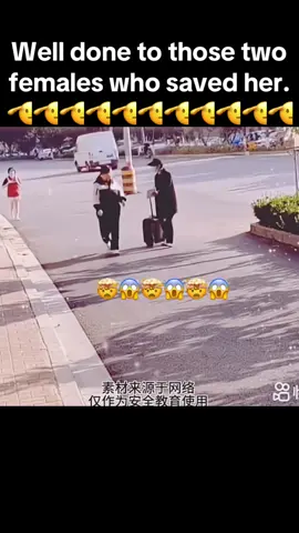 Educational video: Honestly guys This is how mankind should be look out for eachother. They are dangerous people in this world 🌎 Enough respect to those two females that saved her, especially the one that crossed the road, she straight away clocked on it was the guy that did something to her. Even though I don’t understand Chinese body language said it all. I salute those females.. #women #female #hero #females #heroes #tiktokviral 
