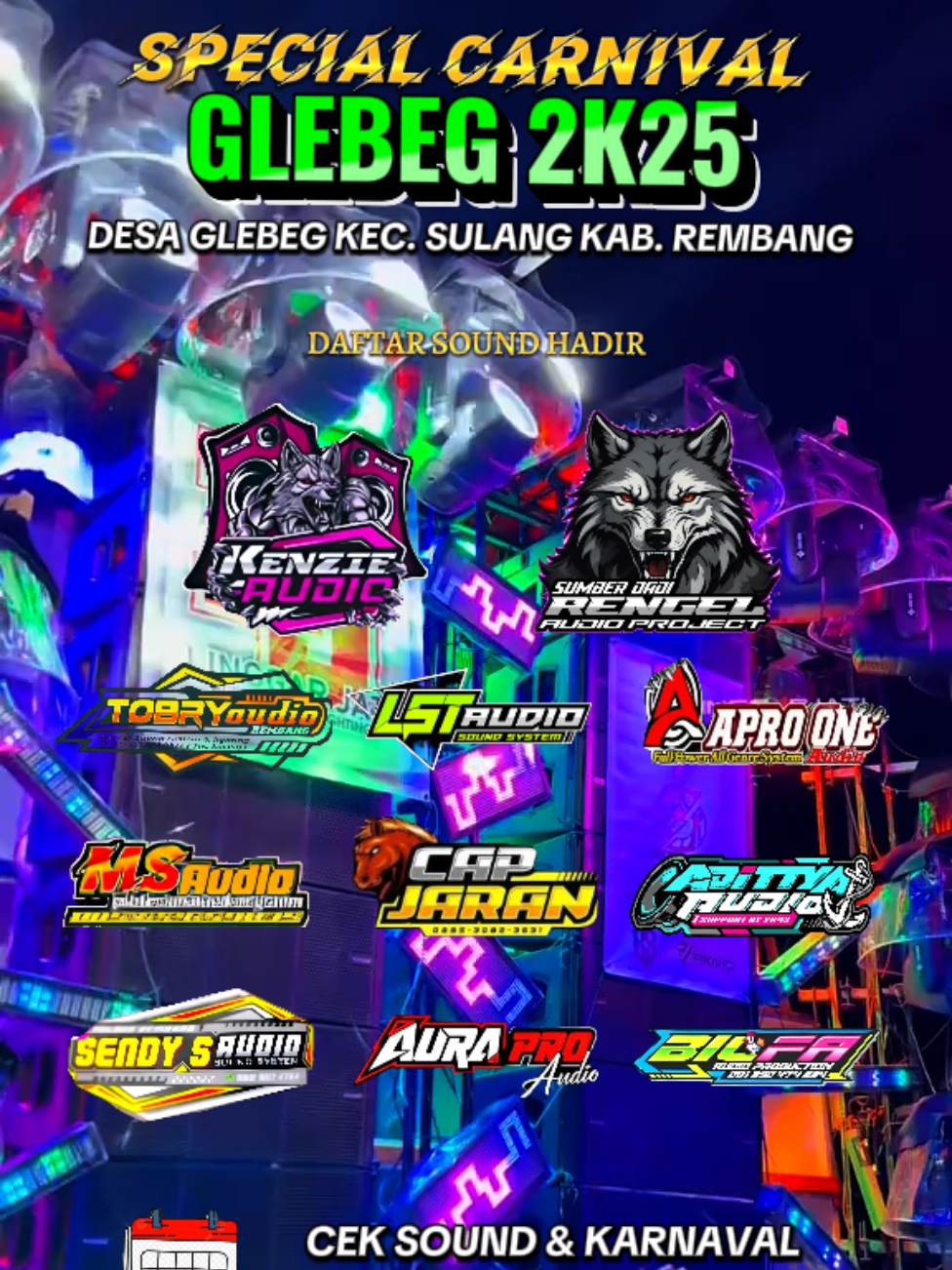 GLEBEG CARNIVAL 2K25  Siapno sangumu !!! #horegrembangems #semuaorang #masukberanda #xyzbca #bismillahfyp 