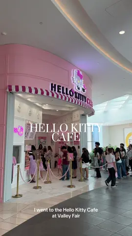 i LOVE hello kitty so I was so excited for this to open and this is my honest review of the hello kitty cafe at valley fair~~~ It was $70 per person!  #hellokittycafe #sanrio #bayarea #hellokitty #hellokittycafesantaclara 