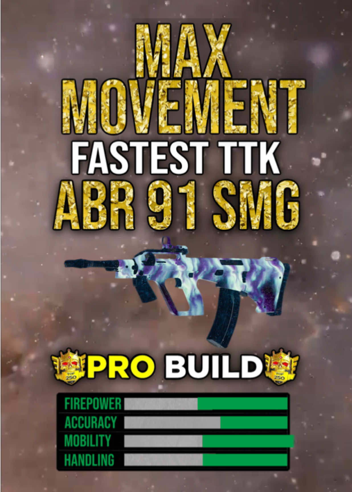 The ABR 91 SMG goes crazy on rebirth island and in warzone season 5.  This build has max movement, insane TTK, and zero recoil.  #metabuild #metabuilds #metaloadouts #callofdutymeta #warzonemeta 