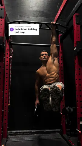 Replying to @Pit Rest days 😭💀 . #gym #CORE #abworkout #coreworkout #calisthenics 