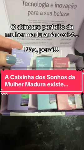 A caixinha dos sonhos da mulher madura existe!  #linhasdeexpressão #skincare #mulhermadura #fypシ゚ 