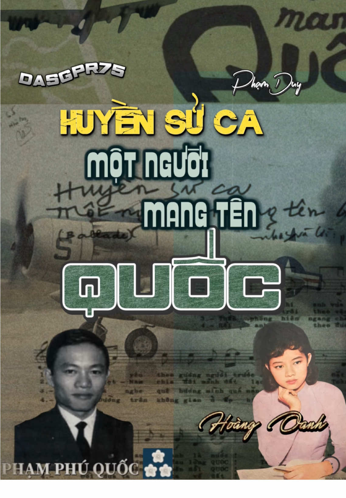Huyền Sử Ca Một Người Mang Tên Quốc (1965) do nhạc sĩ Phạm Duy sáng tác để tặng cho phi công Phạm Phú Quốc gãy cánh ở Hà Tĩnh. Vào ngày 19-4-1965 trung tá Phạm Phú quốc tử trận trong một phi vụ Bắc phạt, nơi đây cách thị xã Vinh về phía đông nam 10 km. Lúc đó là 15 giờ 04 phút. Phi đội của Trung tá Quốc trong phi vụ này với nhiệm vụ phá hủy trục giao thông cách 10 cây số phía nam thành phố Vinh. Sau khi hoàn tất phi vụ, trên đường trở về thì phi đội của trung tá Quốc đã đụng phải một lực lượng phòng không không quân chống trả dữ dội, phi cơ của Phạm Phú Quốc bị trúng đ.ạ.n và bốc cháy. Ông tử trận, hưởng dương 30 tuổi. Trong một đoạn tưởng niệm Phi Công Phạm Phú Quốc được xướng ngôn viên Dạ Lan đọc lên rất cảm động, xin chia sẻ đến quý vị như sau : Anh là người lái tinh cầu trong đêm trăng, ngày đêm bay lượn giữa làm mây trắng. Trấn không gian, giữ gìn vùng trời tổ quốc. Tên anh là Quốc, anh đi giúp nước, và trong một phi vụ bắt phạt kia, anh đã bỏ mình nơi trận chiến, anh đã trở về với cát bụi. Nhưng quân chủng không quân còn ghi đậm chiến công hiển hách của anh trong quân sử. Bao nhiêu phi công trẻ tuổi ưu tú đã thể theo gương anh, hy sinh cho tổ quốc, coi cái chế.t nhẹ như áng mây trời. Biệt đoàn Thần Phong cũng như các phi đoàn phản lực vẫn hãnh diện khi nhắc tới sự can đảm hy sinh, của người phi công Phạm Phú Quốc. Và tiếng hát nhắc nhở đến anh vẫn còn làm rung động bao trái tim người em gái hậu phương. Anh Quốc ơi, đâu đây vẫn còn thấy một vì sao băng, trên nền trời thăm thẳm, bây giờ anh đang ở tinh cầu xa thẳm nào phải không anh !? Với tiếng hát của nữ danh ca Hoàng Oanh, phần nào giúp ta cảm nhận sâu sắc về lời ca trong bài hát này. Thương mời cả nhà cùng thưởng thức ☕️☕️ #capcut #nhaclinh #nhaclinhvnch #nhacnaychillphet #nhachaymoingay 