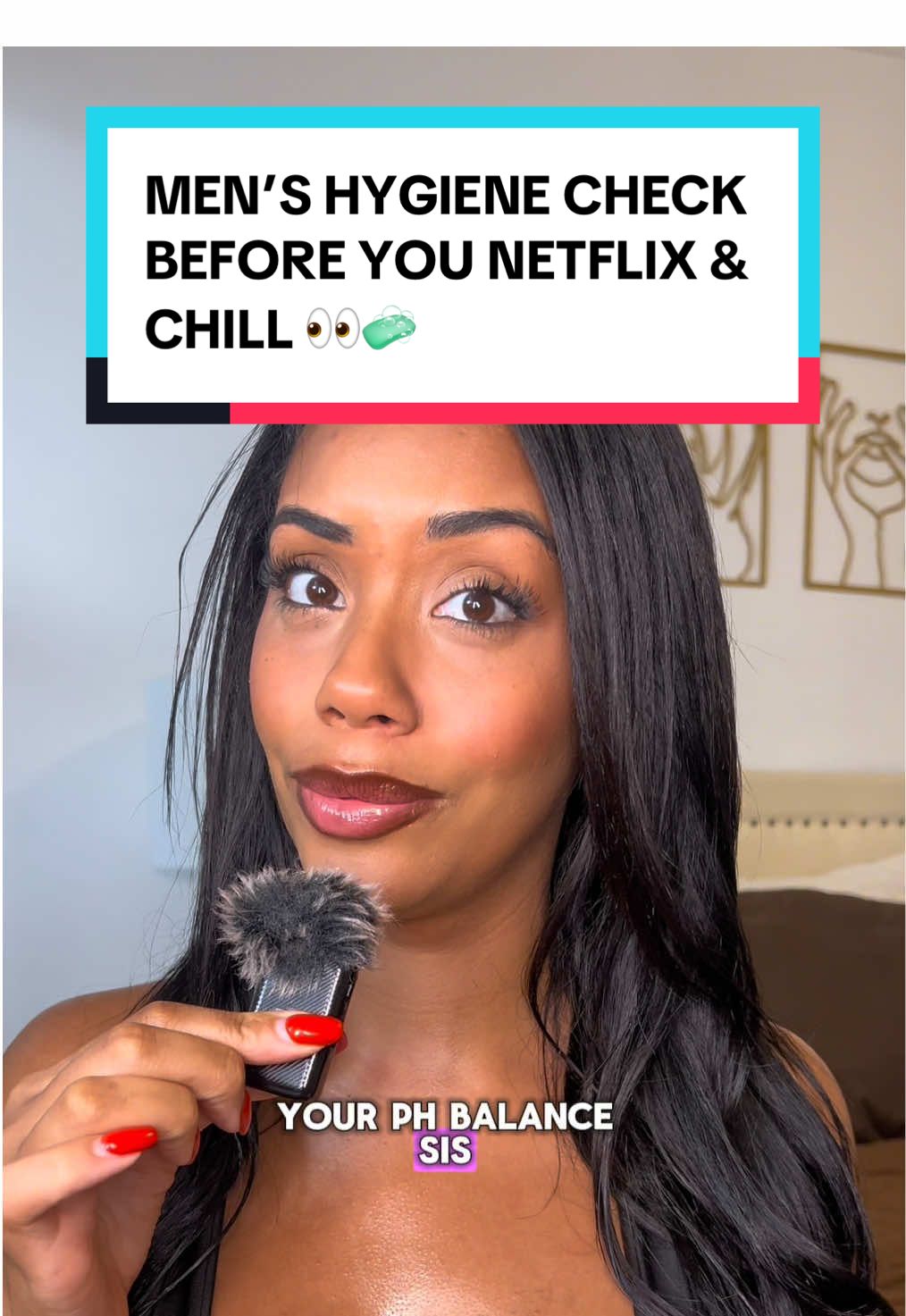 MEN’S HYGIENE CHECK BEFORE YOU NETFLIX & CHILL 👀🧼 LADIES, DON’T RISK YOUR PH BALANCE 🚩 @maccosmetics “Studio Radiance”  @Too Faced “Born This Way” Foundation + Sculpting Concealer  @elfcosmetics “Halo Glow” Contour @Fenty Beauty “Fussy” Lip Gloss  #phbalance #menshygiene #bigsisadvice #datingadvice #bedroomtips 