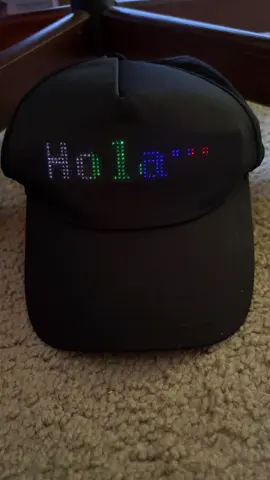 Gorra con luces LED personalizables 🧢 #cap #hat #gorra #led #techno
