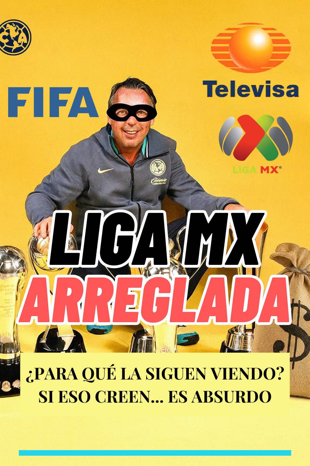 Si la Liga MX ESTÁ ARREGLADA por TELEVISA para que el Club America sea campeón… ¿para qué la siguen viendo?  #clubamerica #America #futbolmexicano  #ligamx #televisa  Club America Vs Atlas, club america maximin, club america saint maximin, club america en vivo, club america mi mayor anhelo, club america hinchada, club america femenil, club america banda ms, Club America va Pachuca, Club America fans, club america hats, gato Ortiz arbitr, gato Ortiz, gato Ortiz penal para el America, penal para el america, Club América, América 