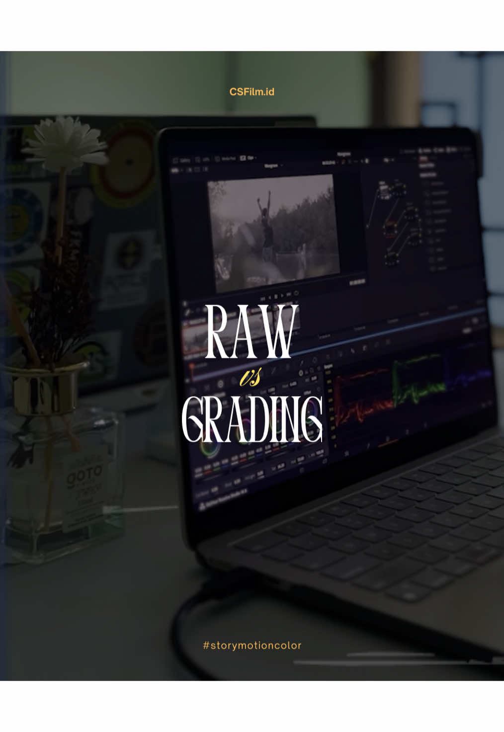 RAW Footages VS Grading #filmmaking #colorgrading #storymotioncolor #csfilm #productionhouse 