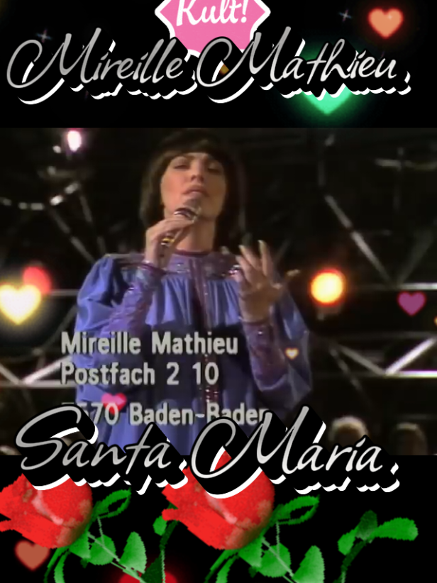Mireille Mathieu - Santa Maria (ZDF Hitparade 26.06.1978) (VOD) Gänsehaut pur Stimme #erinnerung #viral #fyp #viralvideos #kult @👑schlagerprinzessin👑 @Show-Welt.com @Latari 