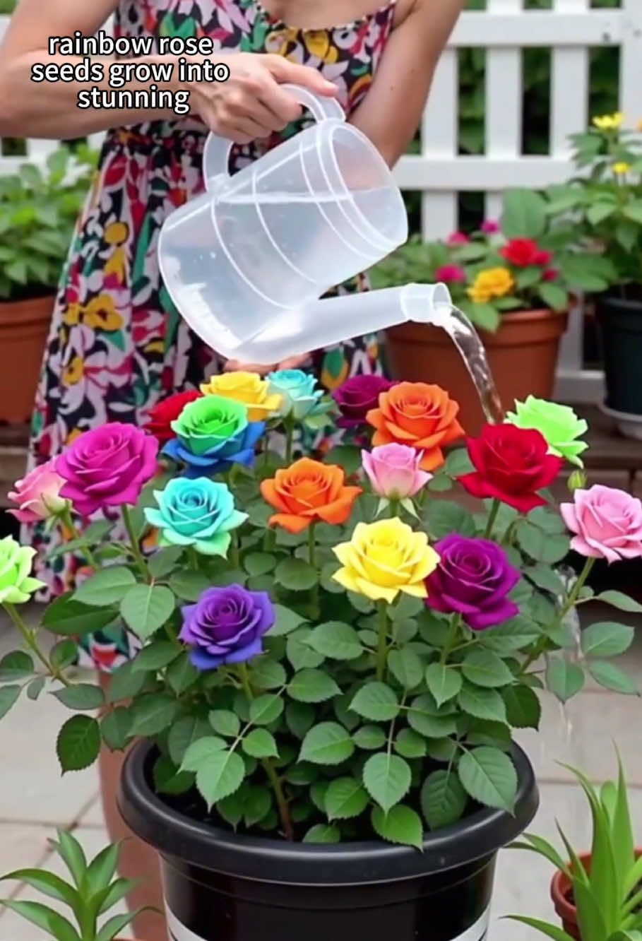 Mixed Color Rose Flowers seeds #tiktokshop #seeds #fyp #flowers #rose 