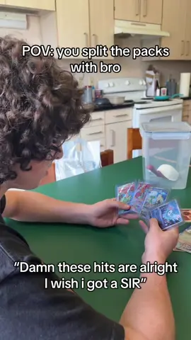 pov: you split the packs with bro. #pokemon #pokemonopening #pokemoncards #skit #mcfboys 