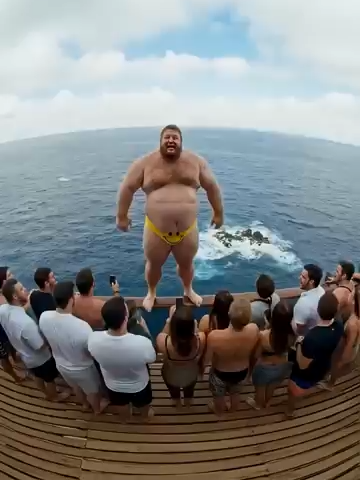 He Jumped 100ft Of A Cruise Ship into Sharks! 🦈 🚢