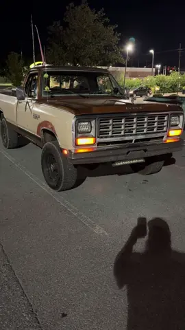 Awesome 1st Gen Dodge with a 360 gas, the only thing cooler than the truck was the guys eating ice cream on the tailgate.  #trucksoftiktok #c10 #1stgendodge #farmtruck #hawgbarngarage 