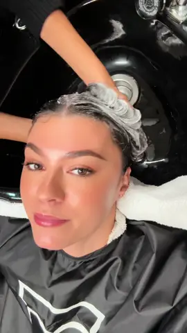 Today we learned how to wash hair lol #cosmotology #cosmotologystudent #hairtok #hairwashday #hairwash 