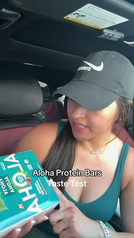 Taste test.😋 #alohaprotein #proteinbars #tiktokshop #tiktokshopfinds #tiktokshopdeals 
