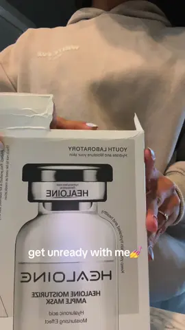#fyp #foryou #facemask #unreadywithme #skincare 