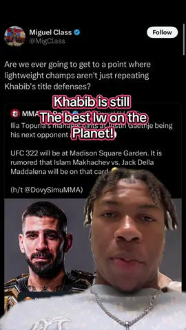 Tell me I’m wrong #khabib 