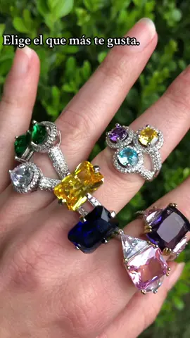 Entre tantas opciones elige el que más te guste . #circonias #joyeria #fyp #anillosdepromesa 