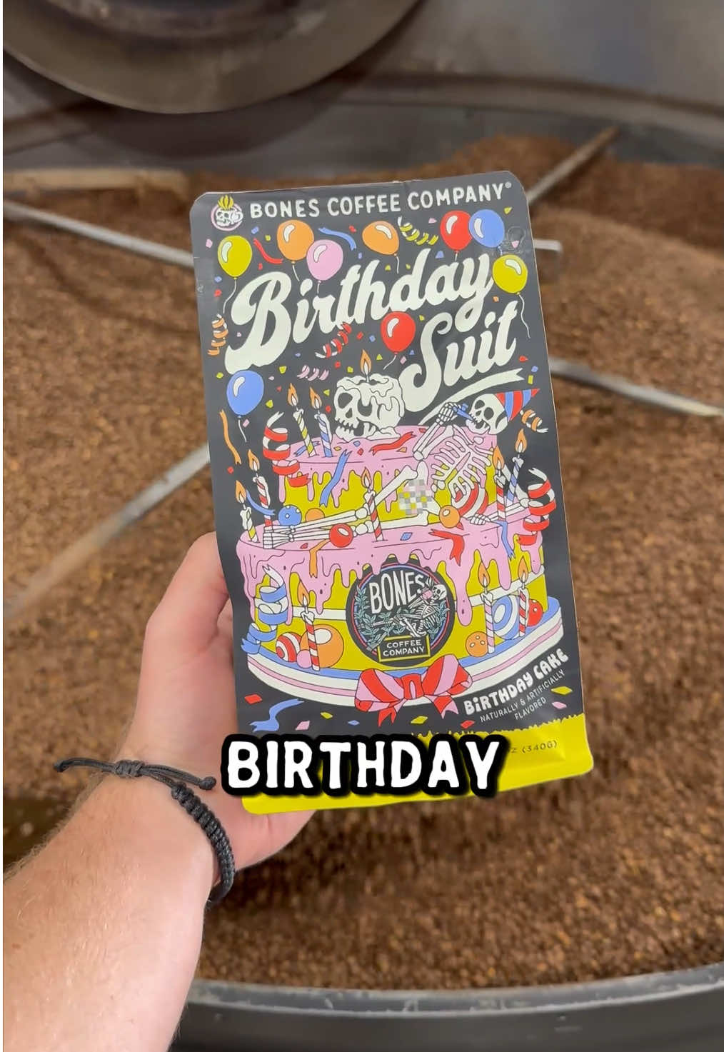 Happy Birthday to me!!! To celebrate we’re dropping Birthday Suit!!! #BonesCoffee #FlavoredCoffee 