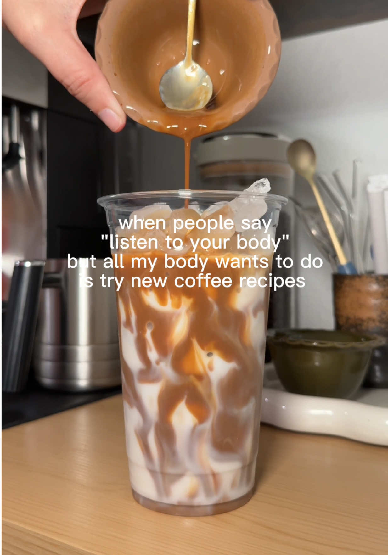#fyp #coffeetok #coffeeathome #relatable #icedcoffee 
