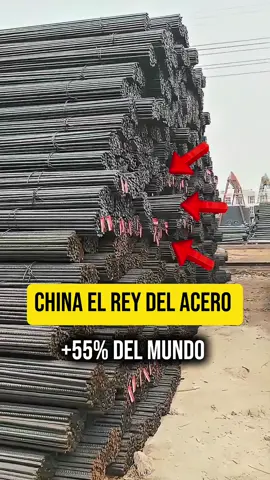 China produce más del 55% del acero mundial para sus mega construcciones #China #MegaConstrucciones #IngenieríaChina #ProducciónDeAcero #ConstrucciónEnChina