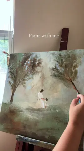 🤍🙏 #christiantiktok #painting #presenceofGod #faithart 