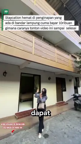 harga hotel nya murah karna booking lewat tiktok  1. Klik tag Location di Video Ini✅ 2. Next pilih kamarnya yang akan kamu booking ✅ 3 Klik Pesan warna merah ✅ 4 lanjut diarahkan ke aplikasi booking hotel+ dapatkan promo hotel ✅ 5 Payment di Tiktok pake TF bank atau e wallet sampe berhasil✅ 6.Datang aja ke Hotelnya udah staycation bakalan di kasih kunci kamar✅ #goacademytravel  #staycationakhirpekan  #nginepserudulu #jelajahhepi #StayMerdeka