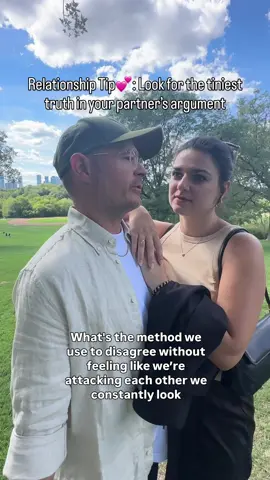 The practise of looking for a small truth in what your partner is saying changes both how you approach discussions as well as how your partner feels in your presence. If they know that you’re actively trying to put yourself in their shoes, it’s much easier to arrive to a point of negotiation and compromise ❤️ if you struggle doing this together, take a look at the resources in my bio 