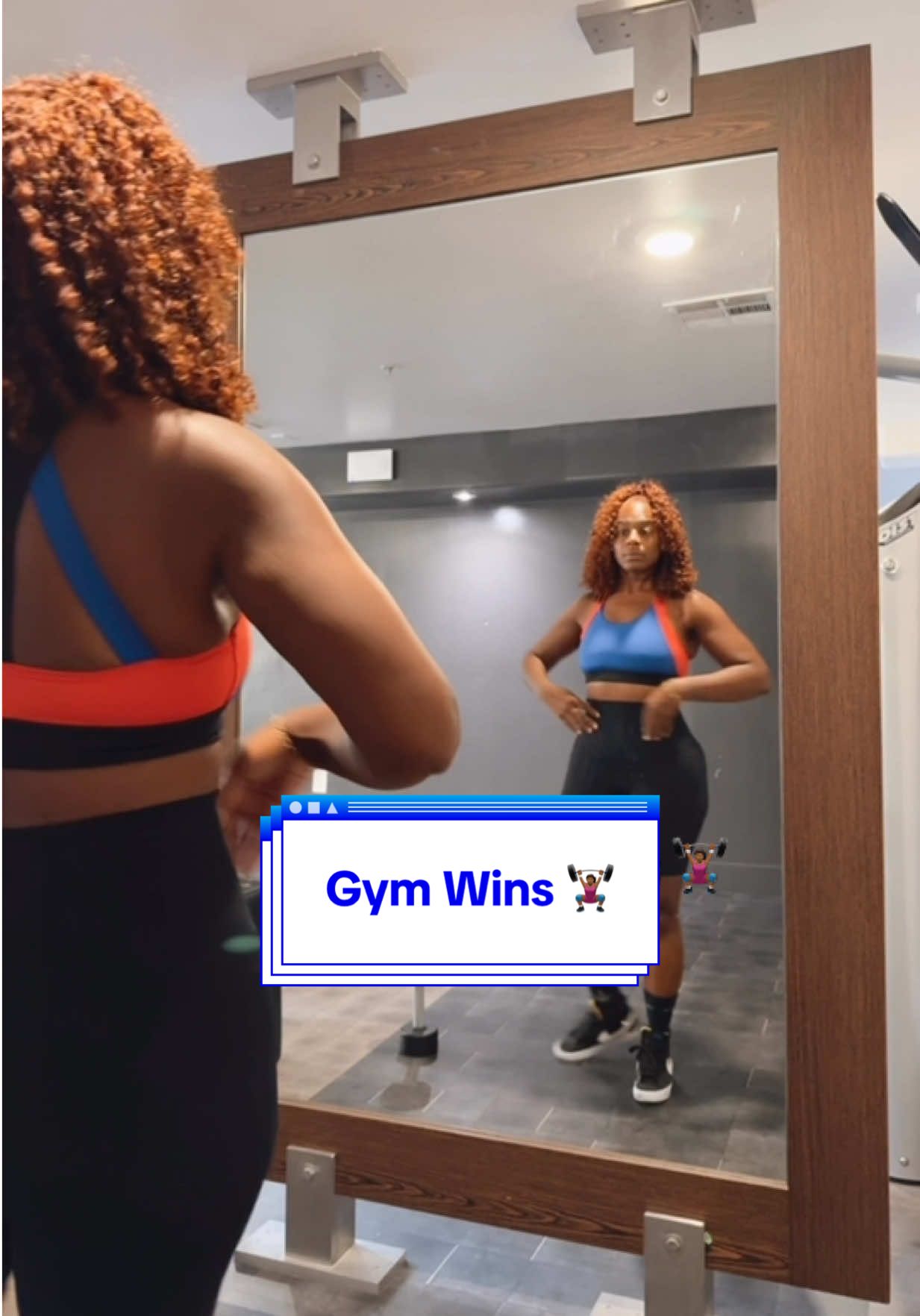 In a book or in the gym. 🏋🏾‍♀️