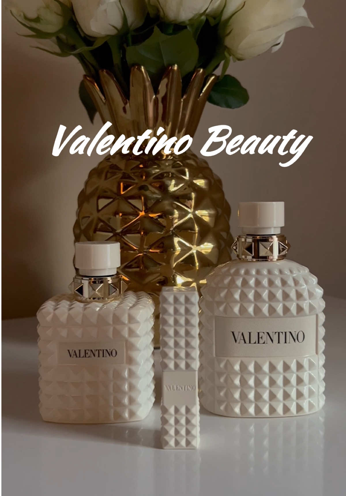 Valentino Beauty 🤍 Introducing the newest releases from Valentino Beauty! The newest Donna didn’t disappoint. I’m an orange blossom lover and she smells amazing. It’s creamy, citrusy, sweet goodness in an ivory bottle. Uomo is a hit also. I love a good smelling man and every time you get a whiff of him your heart is going to melt. This new rose gold topper is going to add that extra flare to any lip combo. ✨🤍🤍🤍🤍🤍🤍✨ ✨Donna Born in Roma Rendezvous Ivory  A dreamy blend of orange blossom, marshmallow, and vanilla wraps you in a floral ambery haze. ✨Uomo Born in Roma Rendezvous Ivory Sparkling bergamot and lavender collide with a smoldering fireplace accord in this bold woody scent, made for unforgettable rendezvous. ✨Spike Valentino Rendezvous 620R A unique rose gold topper to wear alone or to spark up your pinky nude shades for an even more intense pink color.  Make sure you check out this new limited edition release at @sephora  Thank you to the team at @Valentino.Beauty for sending me over these amazing fragrances and lip topper! 🫶🏽🫶🏽🫶🏽 #ValentinoBeauty #fyp #fragrancetiktok #perfumetiktok #smellmebeforeyouseeme               